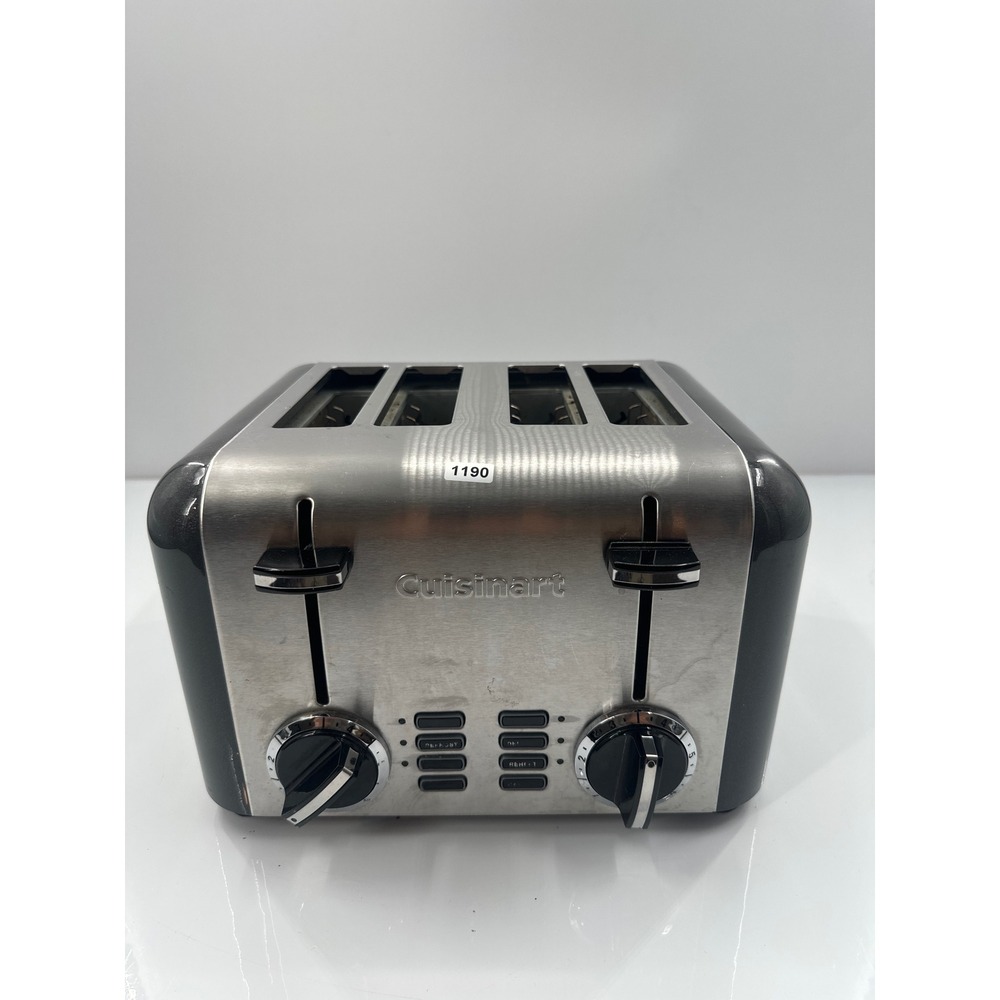 Cuisinart Classic 4-Slice Toaster CPT-240TN Brushed‎ Stainless Steel Grey 1800W